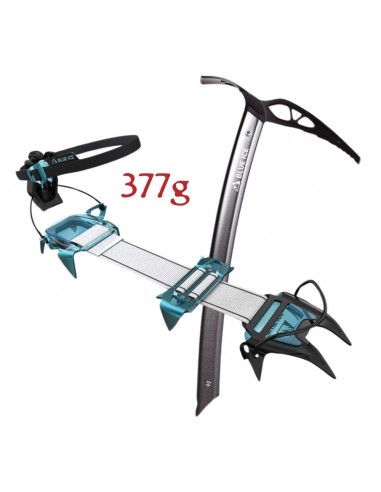 Pack Harfang (blue) + Falk - Crampones y piolet ligeros - Blue Ice