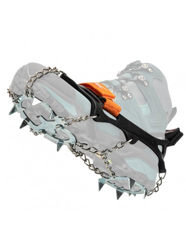 Alp 2.0 (Noir) - Micro-crampones pour le trekking et l'approche hibernaux - Nortec