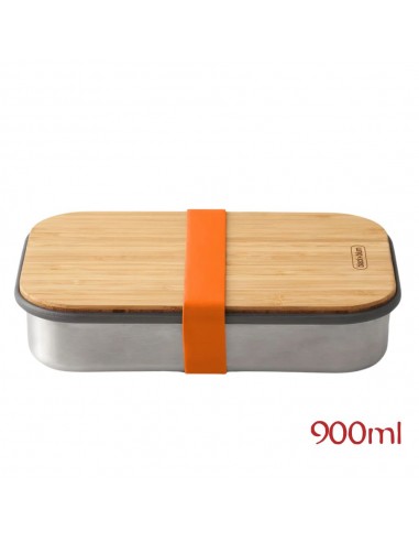Stainless Steel Sandwich Box Small Orange - Black+Blum