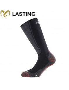 WSM (Negro) - Calcetines de trekking Lana Merina - Lasting