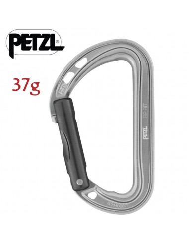 Spirit Recto (Gris) - Mousqueton doigt droit - Petzl
