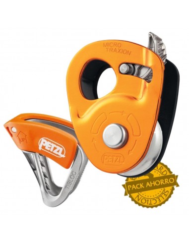 Pack Microtraxion + Bloqueador Tibloc 2 - Petzl