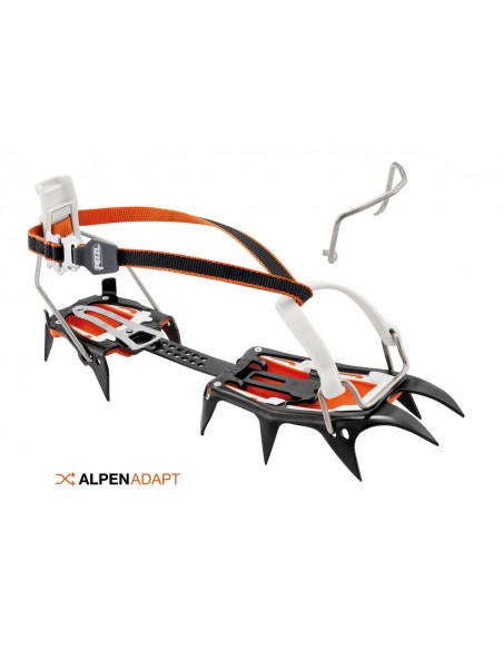 Pack Crampones Vasak Leverlock Universel + piolet Edge pala - Petzl / Singing Rock