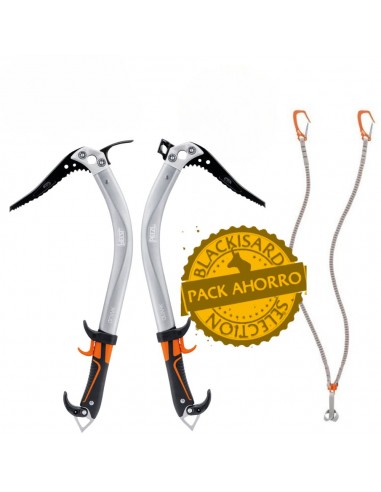 Piolets Quark Pala + Martillo + Dragonera Bifida - Petzl