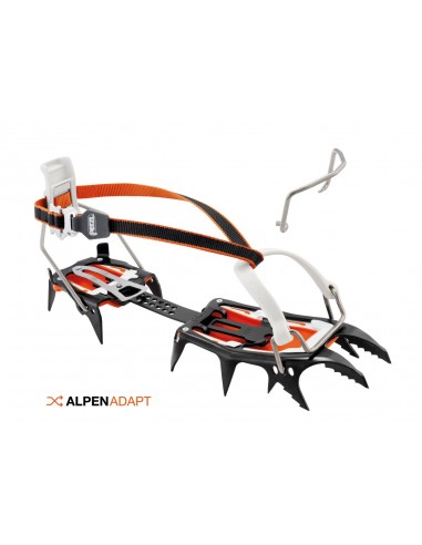 pack 2 quark + crampons sarken - petzl