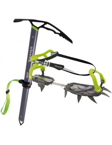 Pack Neve + Stalker universal - Crampones y piolet para excursiones en nieve y glaciares - Camp