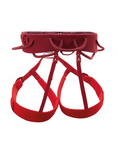 Adjama (Dark Red) - Arnés de escalada confortable y polivalente  - Petzl