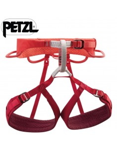 Luna (Coral Red) - Arnes mujer confortable y polivalente - Petzl