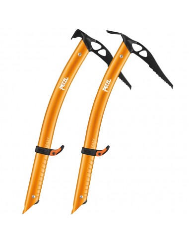 Pack 2 piolets Gully (Pala + Maza) - Piolet ultraligero para alpinismo técnico - Petzl