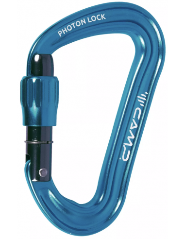 Photon Lock (Blue) - Mosquetón asimétrico rosca - Camp