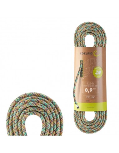 Swift 48 2R Eco Dry 8,9mm (50m) - Cuerda écologique triple-certifié - Edelrid