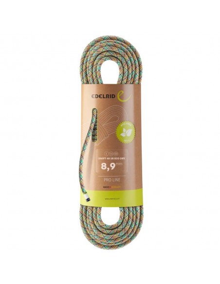 Swift 48 2R Eco Dry 8,9mm (40m) - Cuerda ecologica de triple certificación - Edelrid