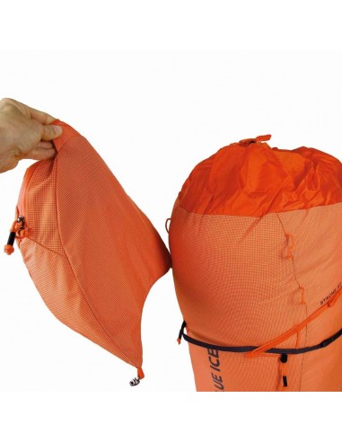 Stache 90L (Orange) - Sac à dos expédition - Glace bleue