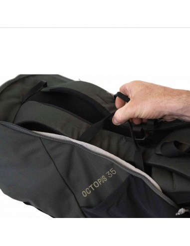 Octopus 35L (Shadow) - Sac à dos portamatériel d'escalade - Glace bleue