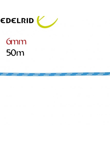 Bobina PES Cord 6mm (50 metros) (Blue) -  Edelrid