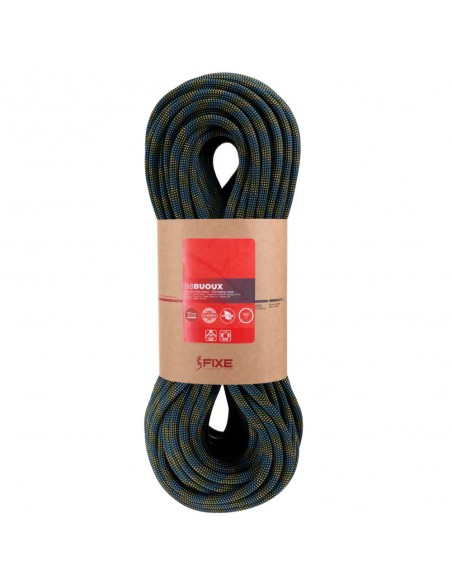 Buoux 9.8mm Nature Classic (70m) - Cuerda dinamica simple para escalada deportiva - Fixe