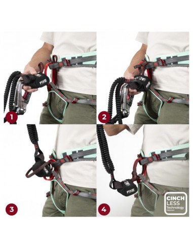 Pack 2 ferratum Cinchless - Disipador para via ferrata - Fixe