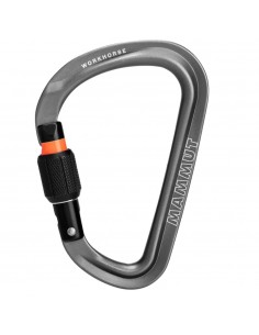 Workhorse HMS Screwgate (Grey-Yellow ) - Mosqueton HMS rosca - Mammut 2