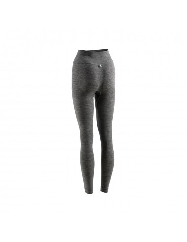 Pantalon Merino W (Gris) - Long centre commercial thermique première couche de lana merino femme - Lurbel