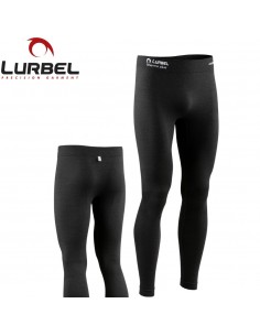 Pantalon Merino (Negro) - Long thermomalla première couche de lana merino - Lurbel
