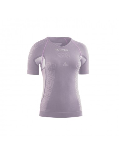 Manches courtes en cristal W (Lavanda) - Chemise à manches courtes thermo-régulateur pour femme - Lurbel