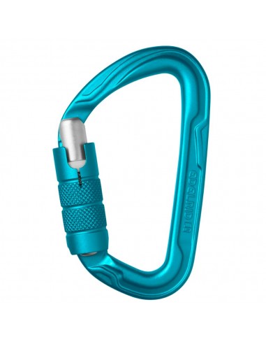 Pure Triple III (icemint) - mosquetón de escalada con bloqueo automático triple acción - Edelrid