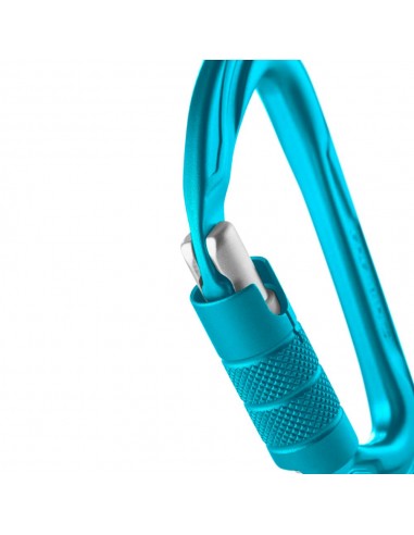 Pure Triple III (icemint) - mosquetón de escalada con bloqueo automático triple acción - Edelrid