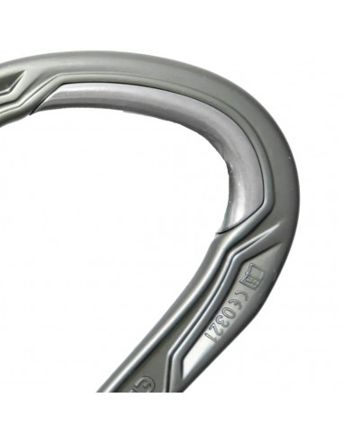 HMS Bulletproof Triple (slate) - Mosquetón escalada con bloqueo automático triple acción - Edelrid