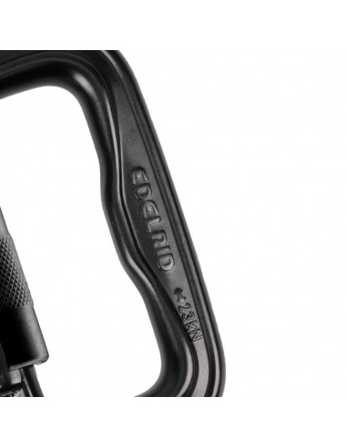 Foras Triple Lock (night) - Mosquetón de aluminio ultraestrecho - Edelrid