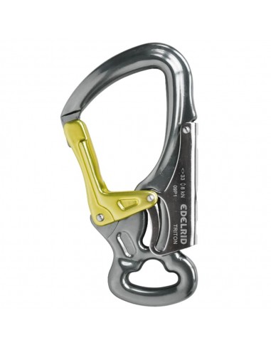 Dsg Triton (titan) - Mosquetón de aluminio con mecanismo de cierre de palma - Edelrid
