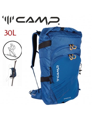 X3 Backdoor - Mochila esquí alpinismo (Green / white - 30L) - Camp
