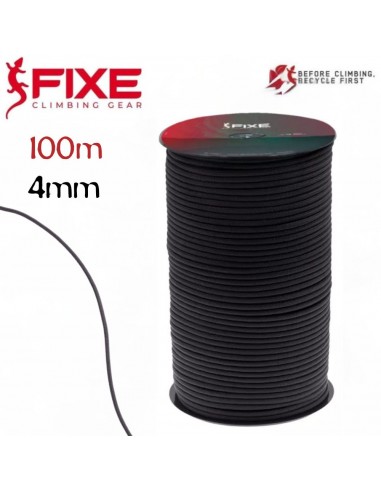 Cordino 4mm (négro) - Bobine 100m -...