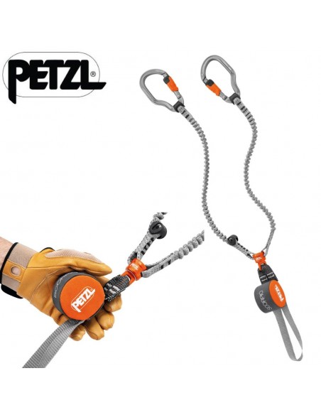Scorpio Vertigo SW - Disipador vía ferrata con giratorio - Petzl