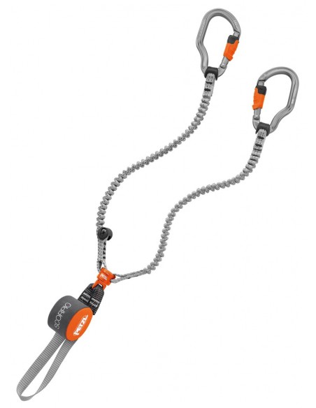 Scorpio Vertigo SW - Disipador vía ferrata con giratorio - Petzl