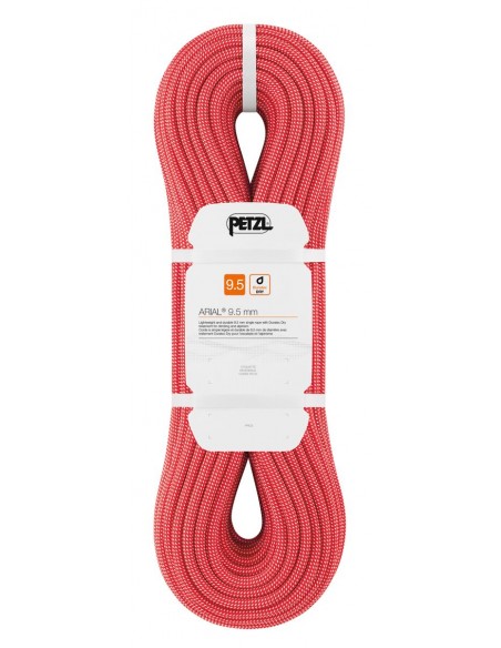 Pack Arial 9,5mm 80m + 10 cintas Spirit 17cm - Pack escalada deportiva - Petzl