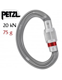 Omni Screw-Lock - Mosqueton semicircular - Petzl