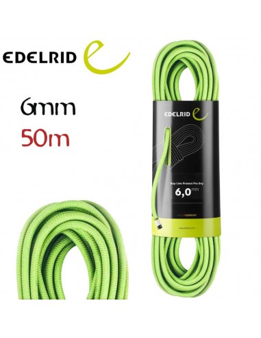 Rap Line Protect Pro Dry 6mm (50m) oasis - cordón accesorio - Edelrid
