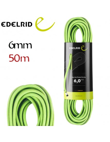 Rap Line Protect Pro Dry 6mm (50m) oasis - cordón accesorio - Edelrid