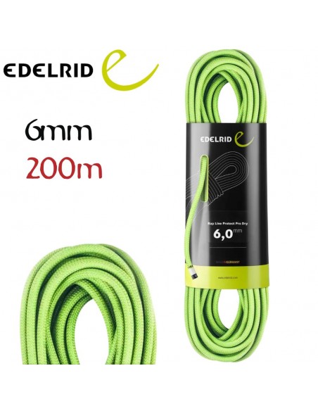 Rap Line Protect Pro Dry 6mm (200m) oasis - cordón accesorio - Edelrid