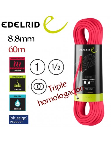 Canary Pro Dry 8,6 mm 60m (Pink) -...