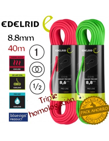 Pack 2 Canary Pro Dry 8,6 mm 40m...