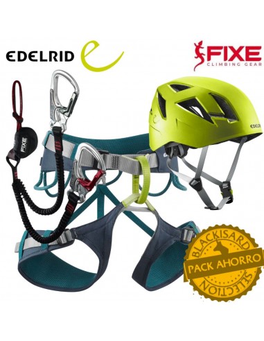 Pack ferrata 3 éléments - Edelrid/Fixe
