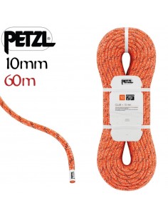 Club + 10mm (60m) Naranja - cuerda semiestática ultrarresistente de barrancos y espeleología - Petzl