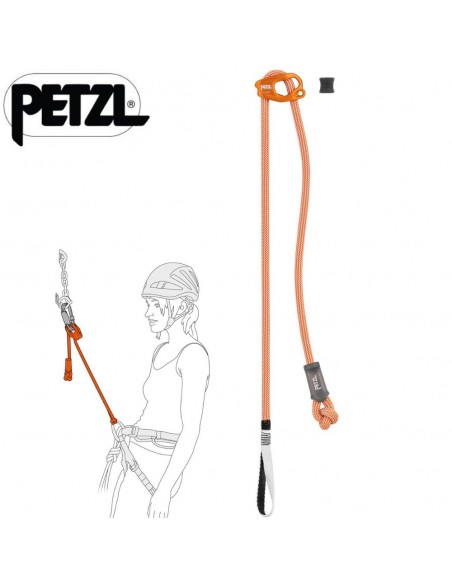 Connect Adjust (Orange) - Cabo de anclaje regulable - Petzl