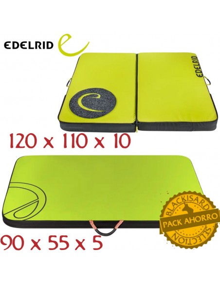 Mantle III + Sit Start II - Pack crash pad y colchoneta auxililar - Edelrid