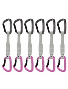 Pack 6 Workhorse Keylock 17 Cm (Silver - Pink) - Dégaines escalade sportive - Mammut 2