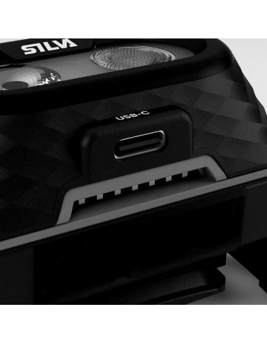 Frontal Explore 720 (Negro) -  Luz frontal de 720  lúmens con bateria recargable - Silva