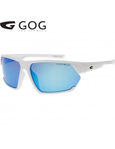 Surazo (blanc mat) - Paies de soleil réfléchissantes blanc-bleu - Gog