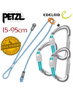 Pack doble cabo de anclaje regulable - Petzl/Edelrid