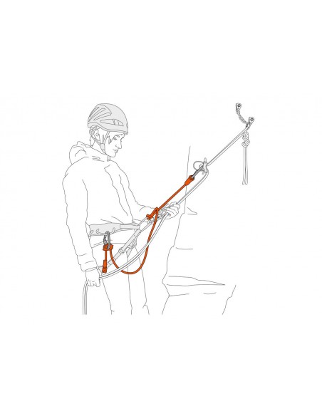 Pack doble cabo de anclaje regulable - Petzl/Edelrid